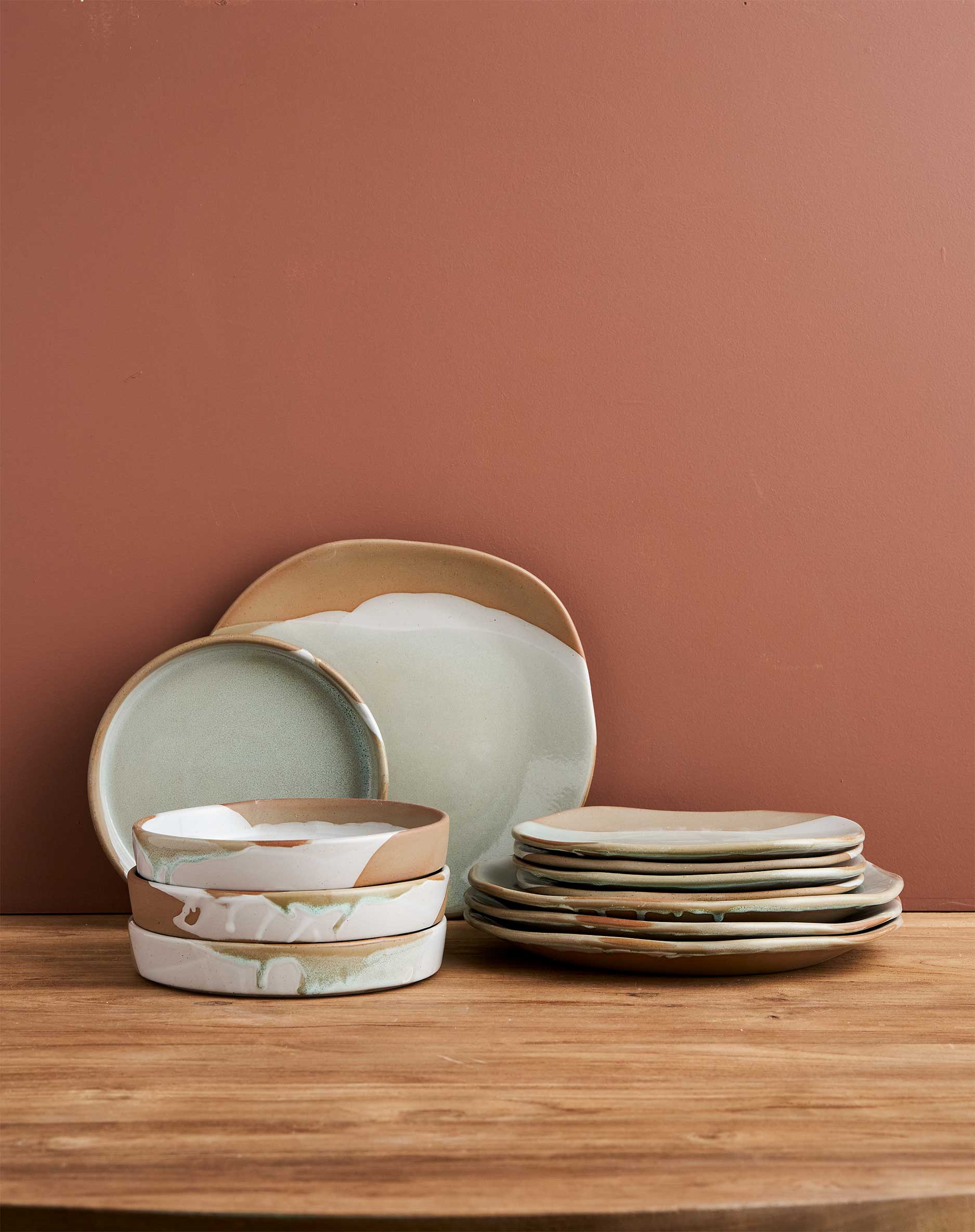 12pce Forager Dinner Set / Lagoon