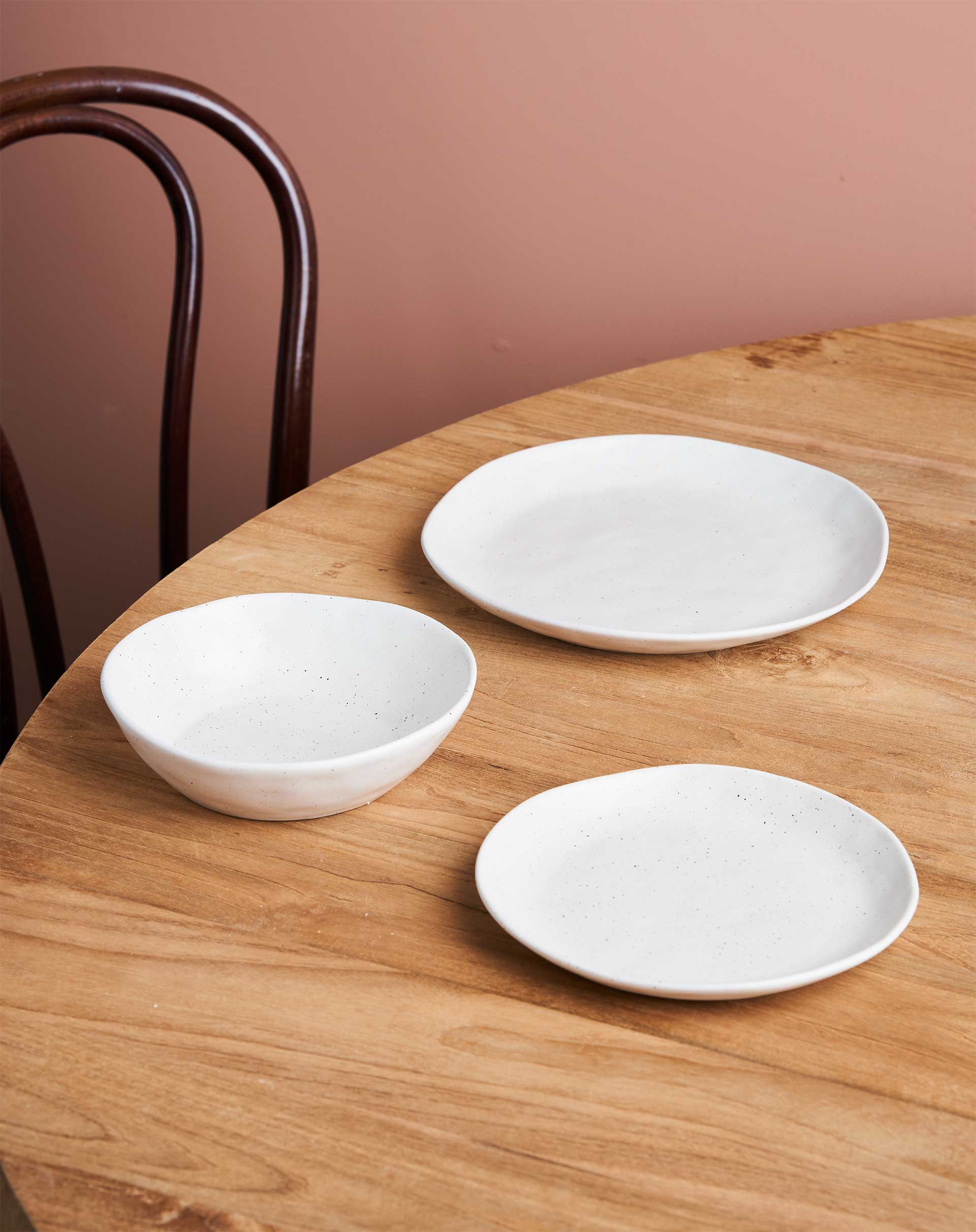 12pc Earth Dinner Set / Natural - Image 2