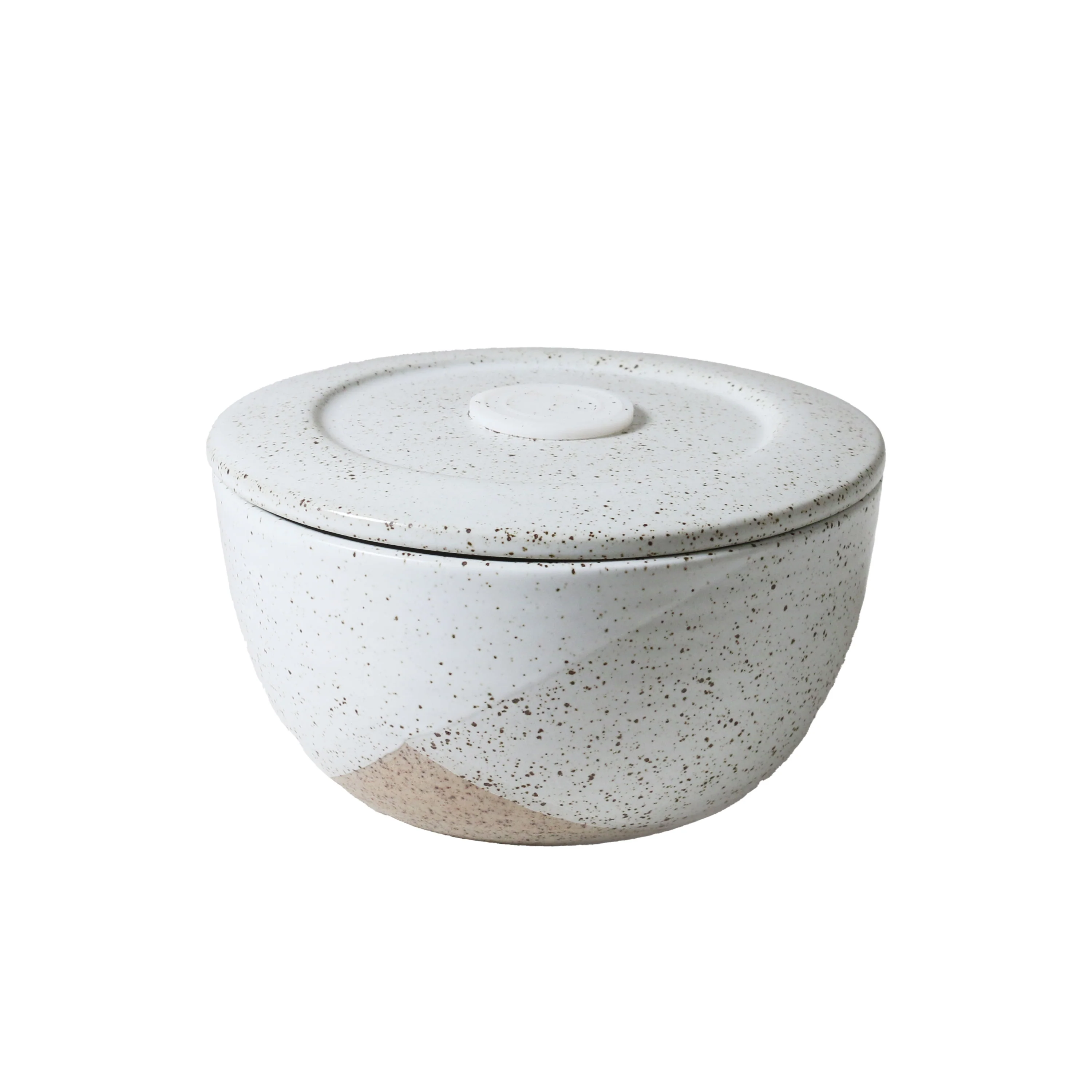 White Speckle Set of 2 360ml Containers / The Wanderer - Image 5