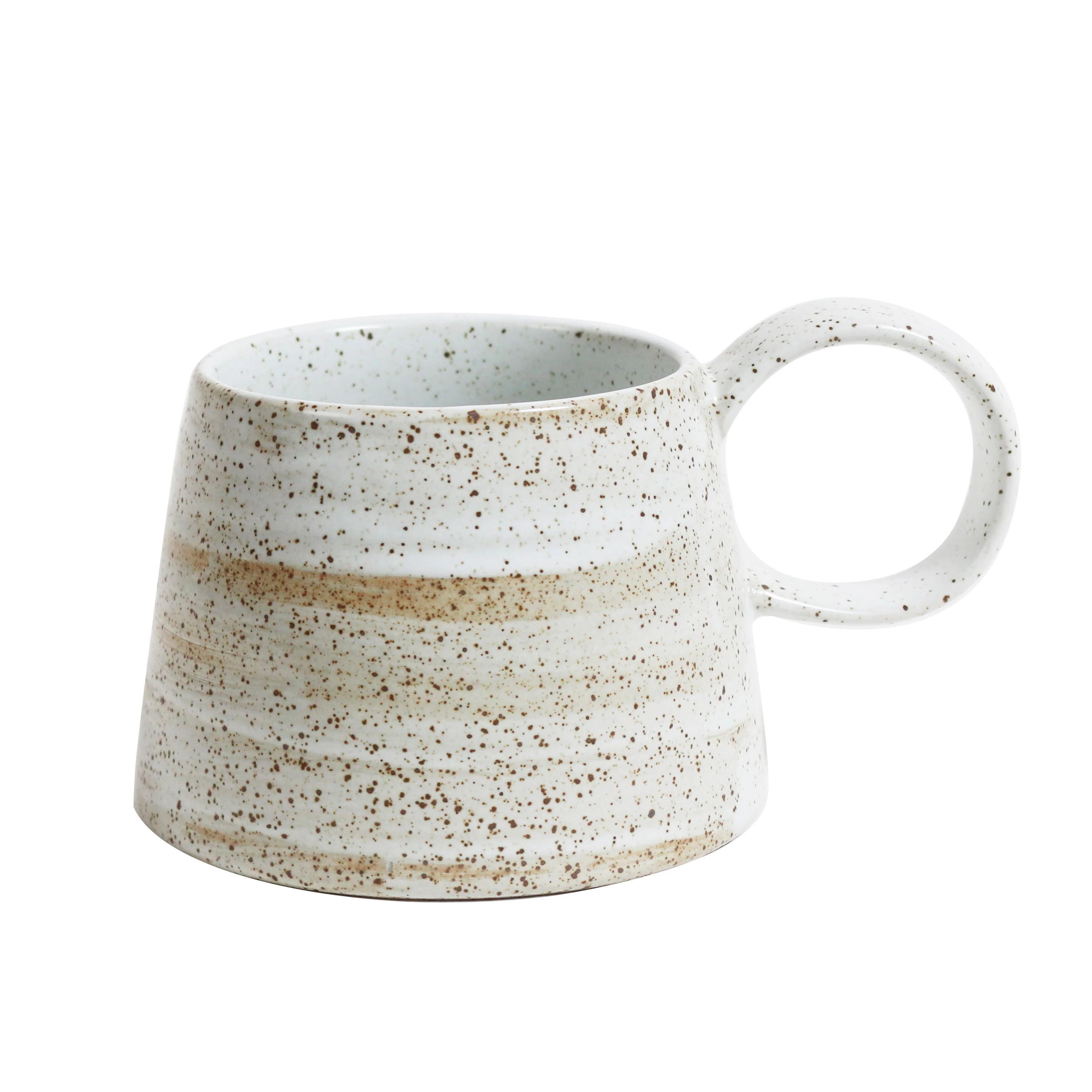 Large Handled Ceylon Mug / White - Image 3
