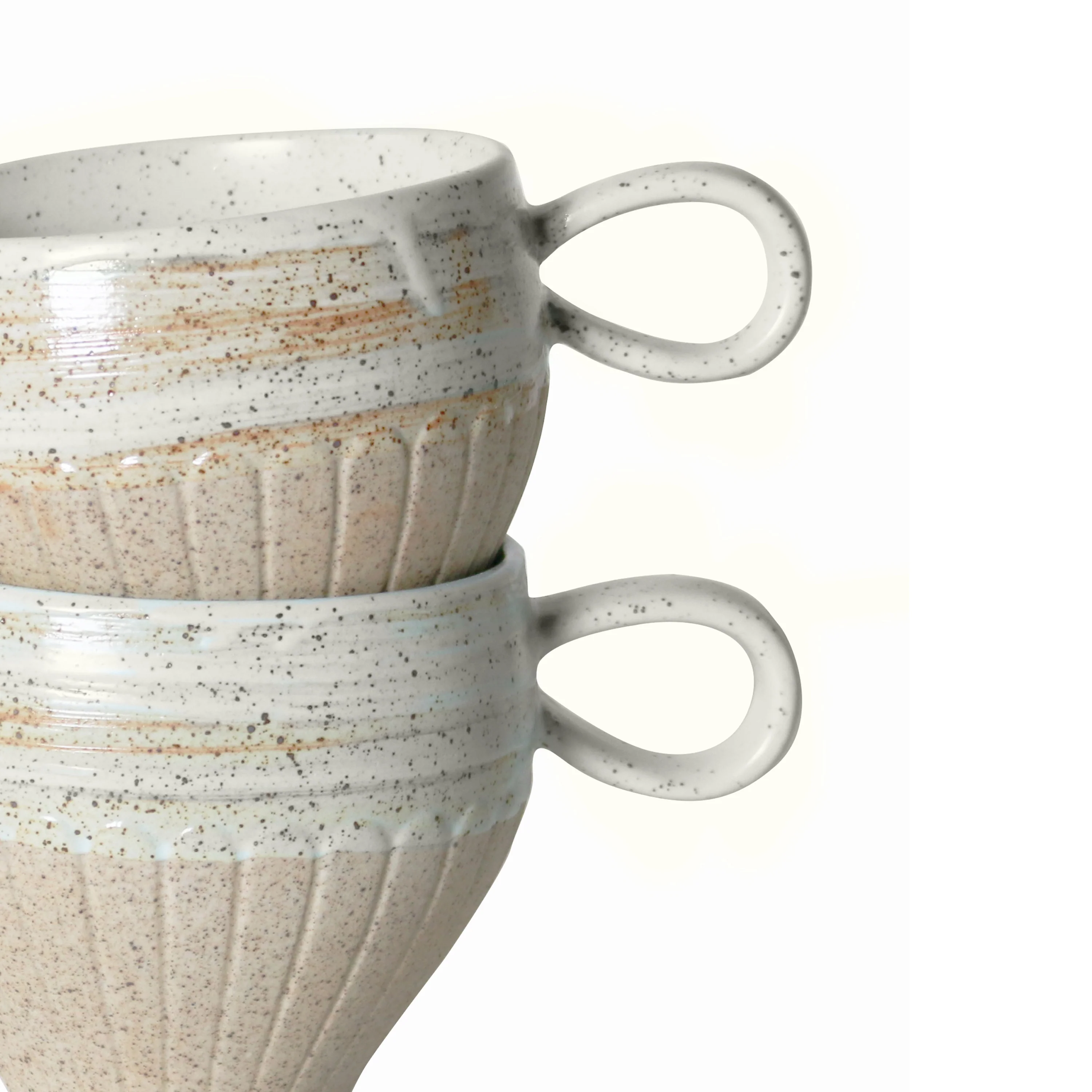 Set of 2 Ceylon Mugs / White - Image 7
