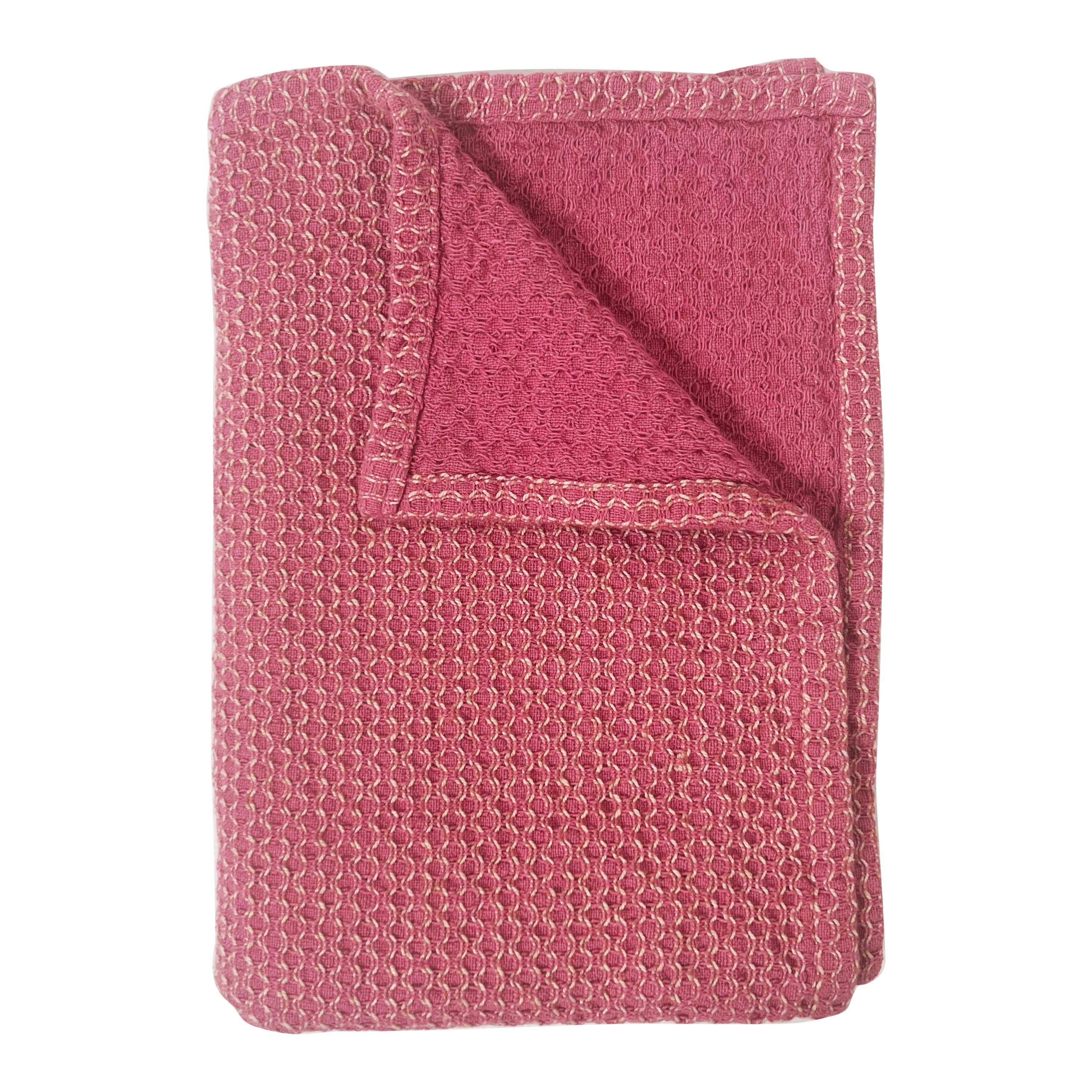 Set of 2 Tea Towels / Raspberry Lume - Image 3