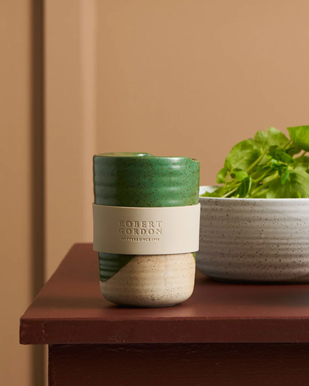 350ml Travel Mug in Green / The Wanderer - Image 3